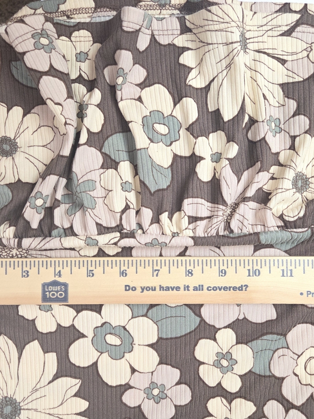 Three Bird Nest Brown Floral Wide-Leg Drawstring Pants - Picture 10 of 12